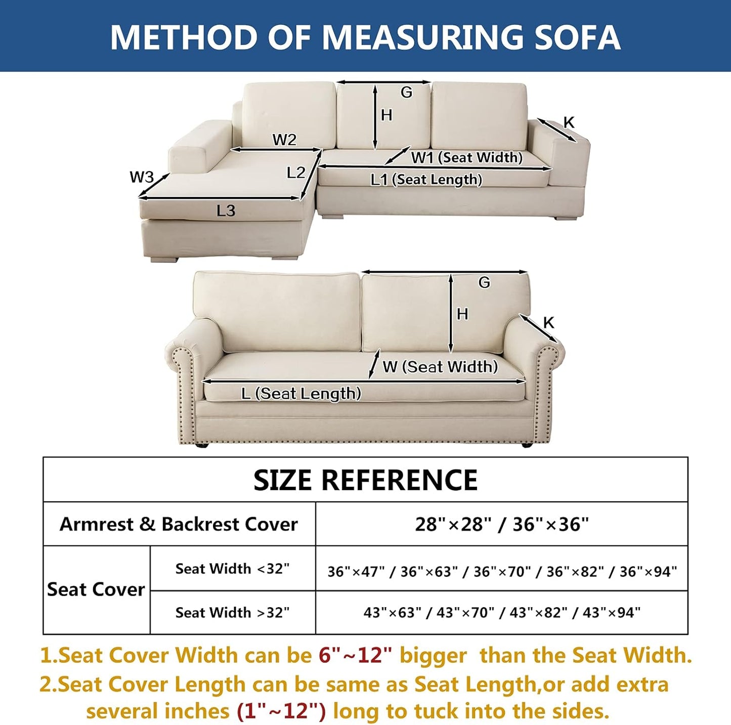 Eismodra Couch Cover,Sectional Couch Covers,Sofa Covers for 3 Cushion Couch,Anti-Slip Sofa Slipcovers for Dogs Cats Kids Loveseat Recliner L Shaped Armrest Backrest,Brown 36''x36''(Only 1 Piece)