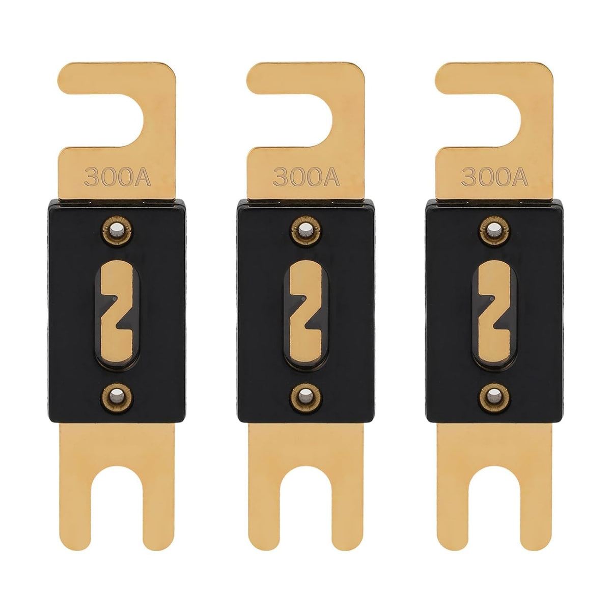 300A ANL Fuse 300 Amp Inline Blade Fuses 32V for Car Audio Inverter Automotive Stereo (Pack of 3 pcs)