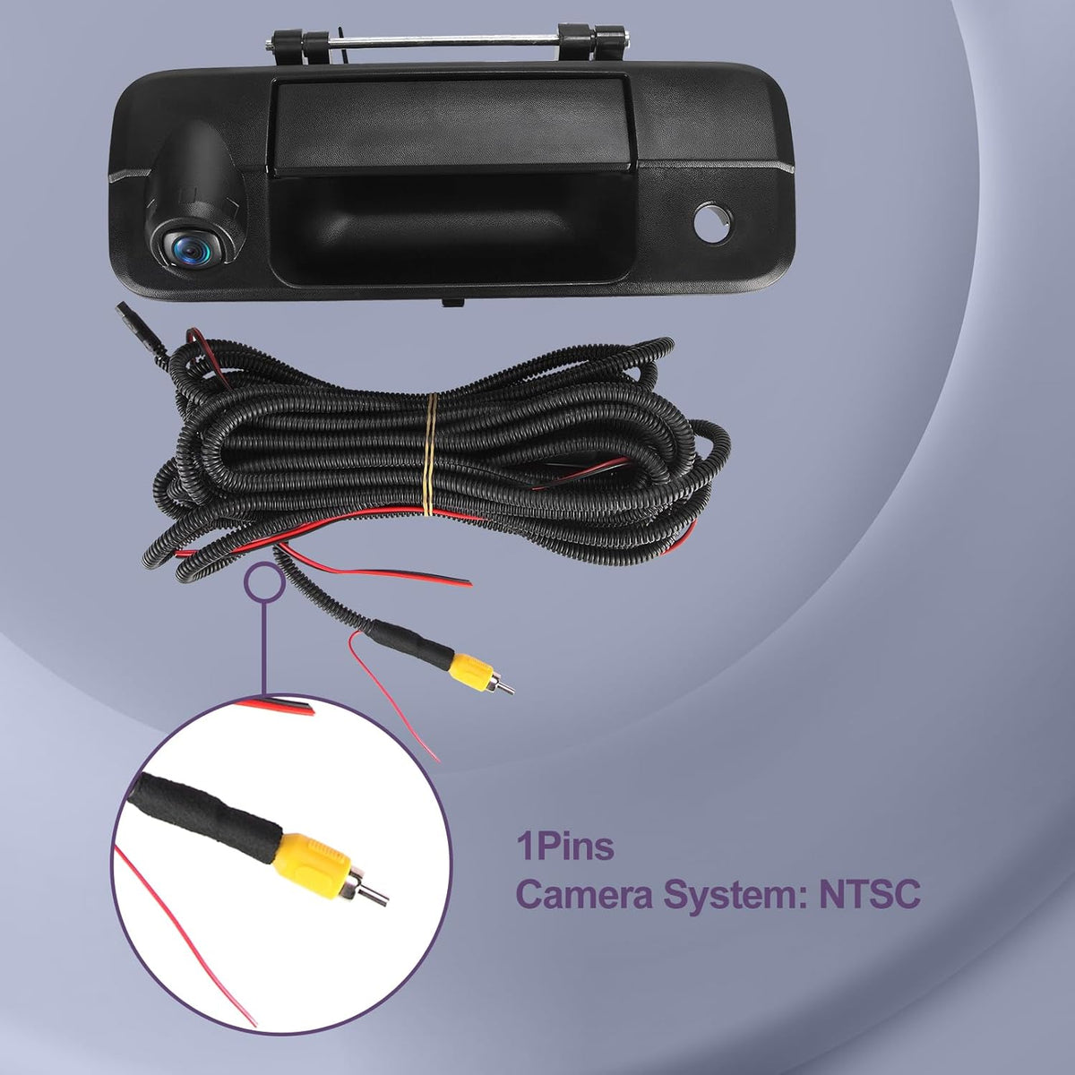 69090-0C051 Rear View Back up Camera Compatible with Toyota Tundra 2007 2008 2009 2010 2011 2012 2013 4.0L V6 / 4.6L 4.7L 5.7L V8 Backup Camera Replace# 81214 86790-34030