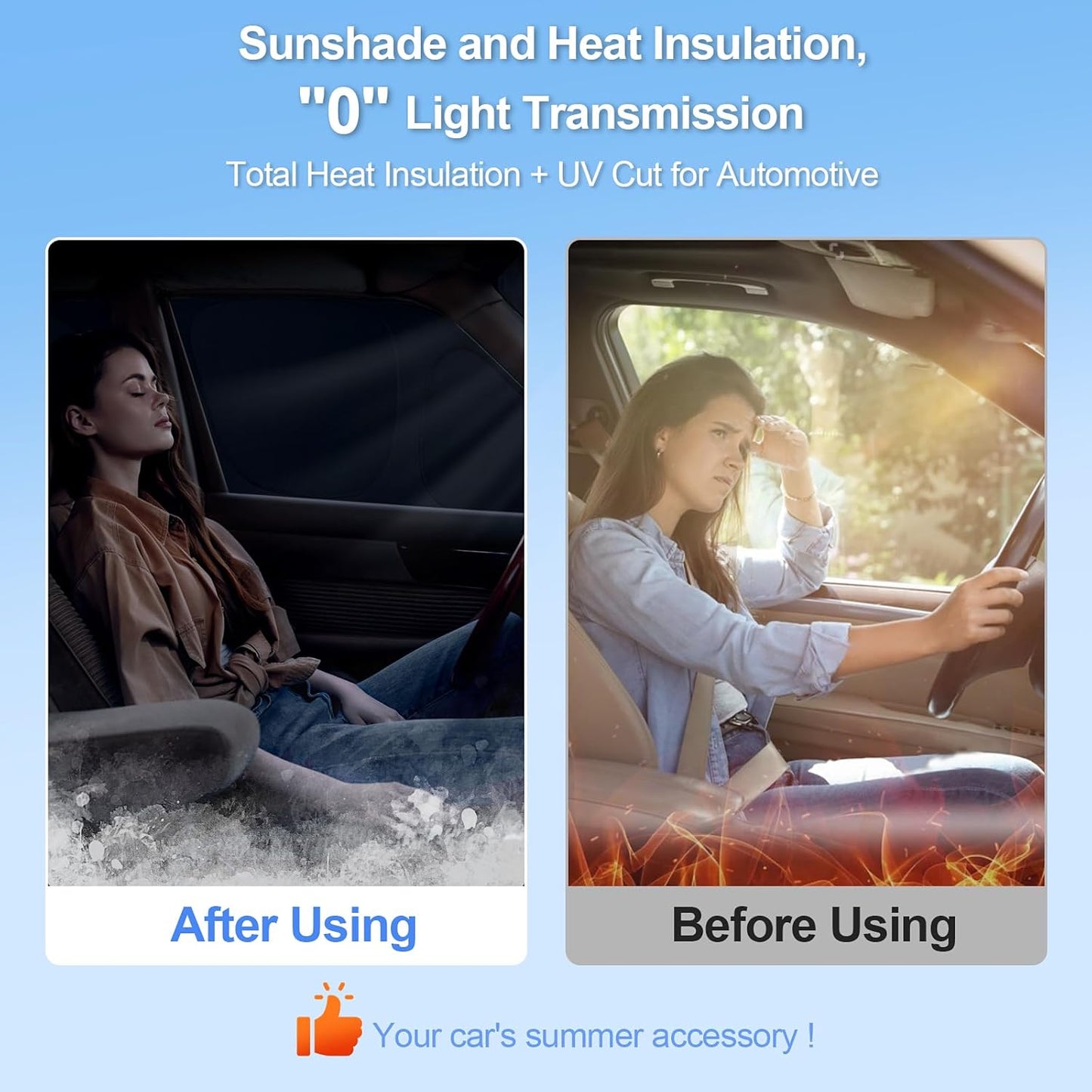 8pcs Car Window Shades for Volvo XC60 2018-2024 2025 Accessories,Windshield Side Rear Full Sunshade,Sun Visor UV Blocking, Privacy Protection and Blackout for Camping Outdoor